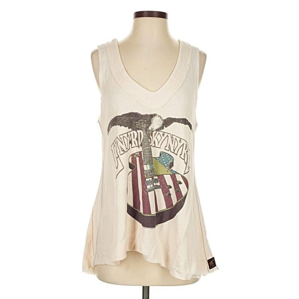 LYNYRD SKYNYRD Graphic Shirt Thermal Tank Top Tunic NWT NEW RARE